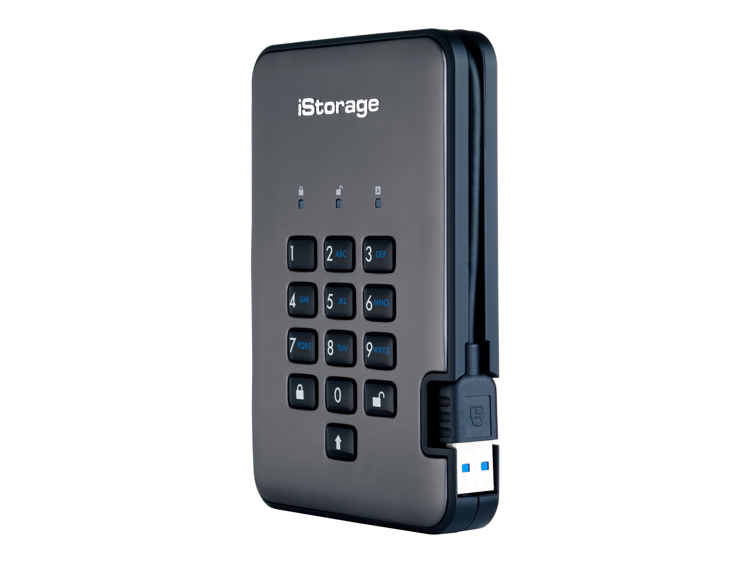 iStorage diskAshur PRO² - 512 GB SSD - extern (tragbar), Ansicht 3