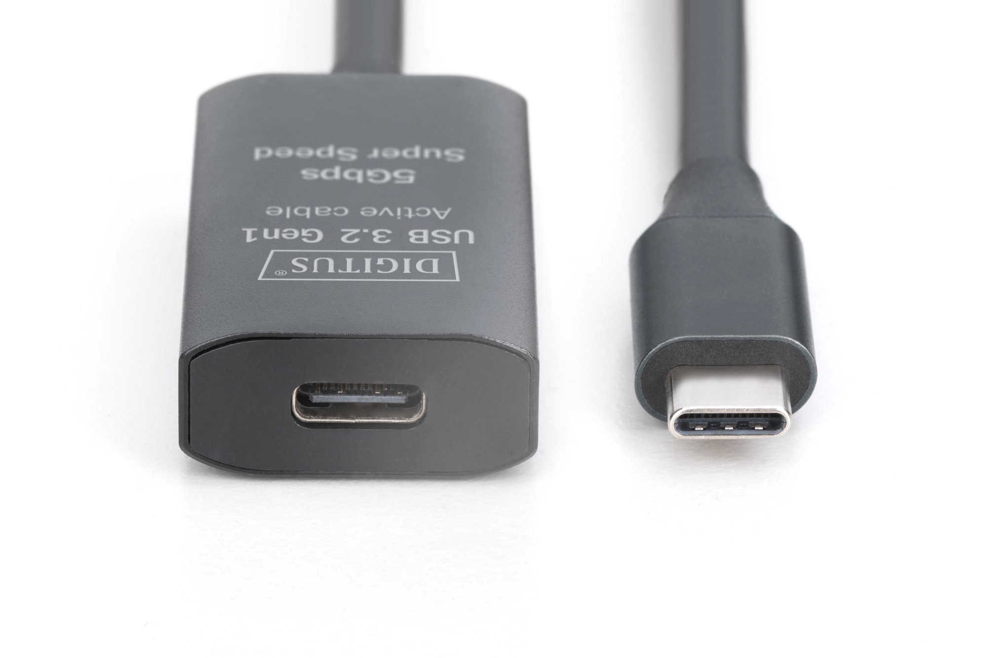 DIGITUS Aktives USB 3.2 Gen1 5G Verlängerungskabel, USB-C - USB-C, 10m, Ansicht 2