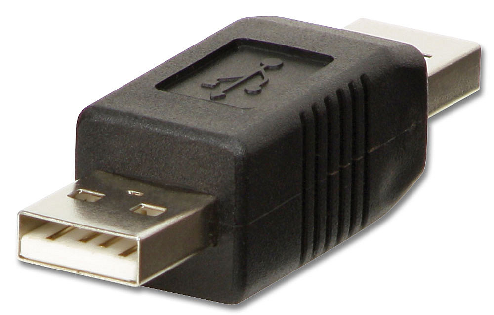 Lindy Gender Changer USB - USB (M) zu USB (M), Ansicht 2