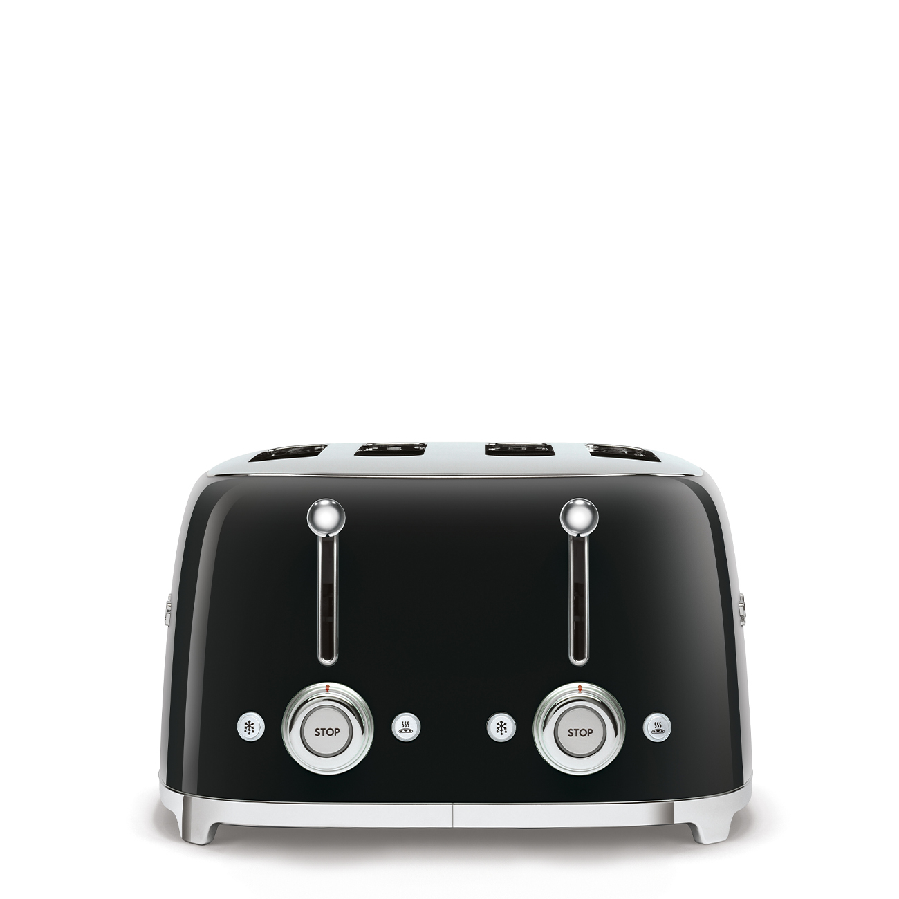 SMEG TSF03BLEU - 4 Scheibe(n) - Schwarz - Kunststoff - Edelstahl - Tasten - Niveau - Drehregler - 50's Style - 2000 W, Ansicht 3