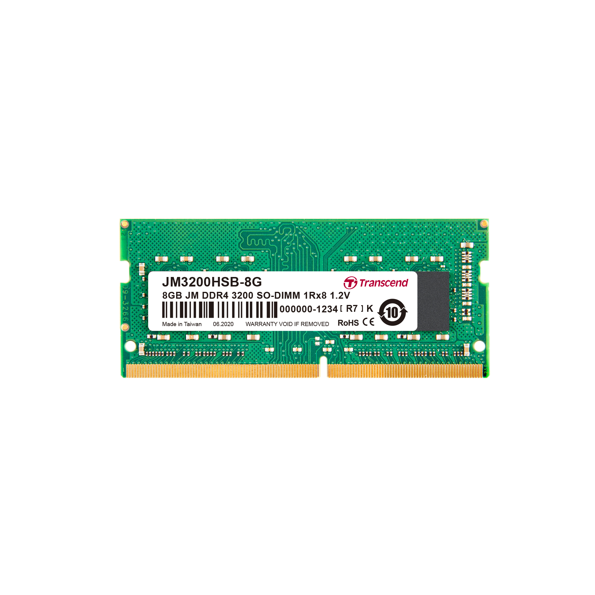 Transcend JetRAM - DDR4 - Modul - 8 GB - SO DIMM 260-PIN, Ansicht 2