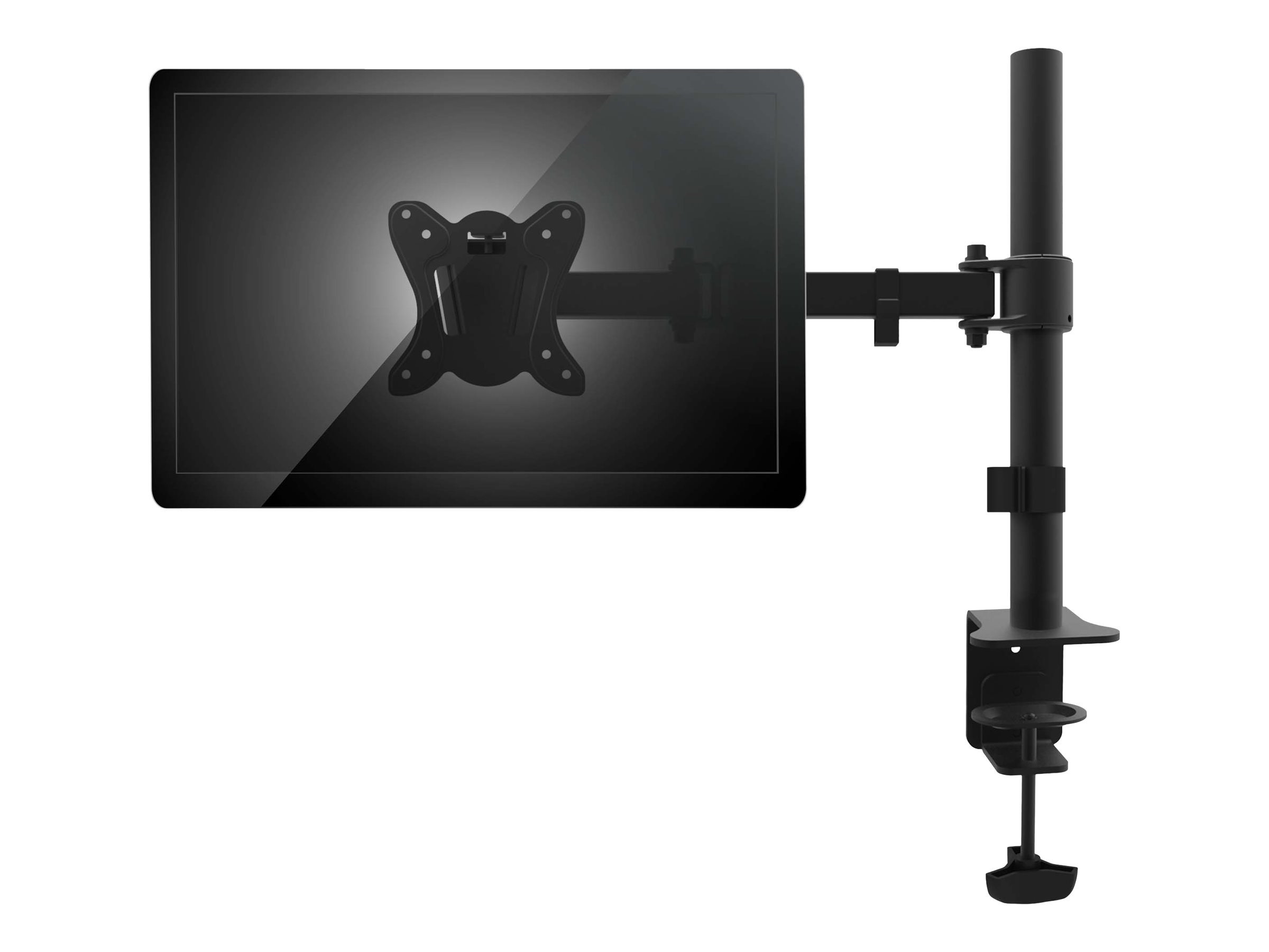 Equip Monitor Desk Mount Bracket - Befestigungskit - für Monitor - pulverbeschichtet schwarz - 33-68.6 cm (13-27), Ansicht 4