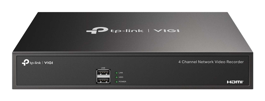 TP-LINK VIGI NVR1004H V1 - NVR - 4 Kanäle - netzwerkfähig, Ansicht 4