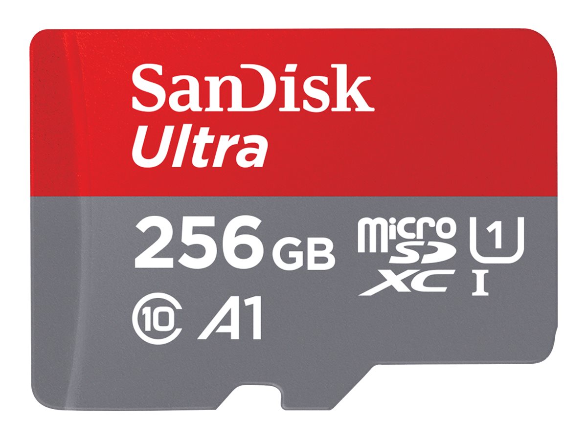 SANDISK Ultra microSDXC 256GB + Adapter (SDSQUAC-256G-GN6MA)