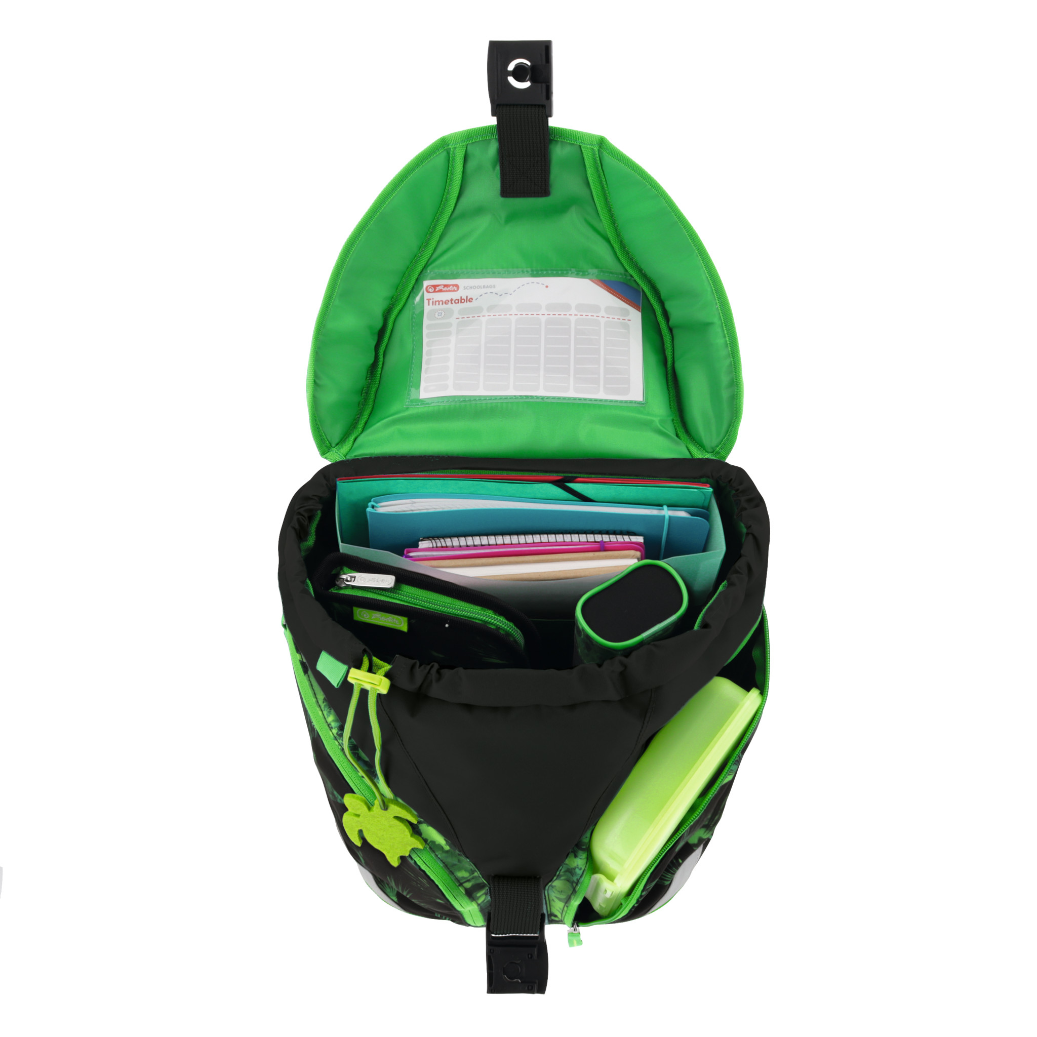 Herlitz SoftLight Plus Greenline Explorer - Federmäppchen - Schultasche - Sporttasche - Junge - Rucksack - 18 l, Ansicht 3
