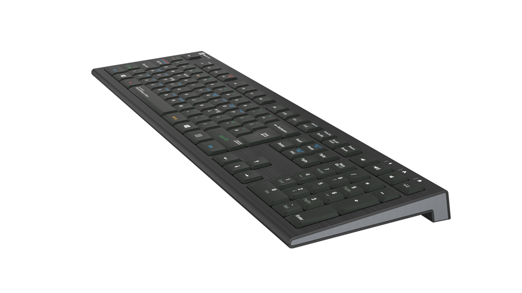 Logickeyboard ASTRA 2 - Tastatur - Windows - hintergrundbeleuchtet - TL: UK, QWERTY, Ansicht 4