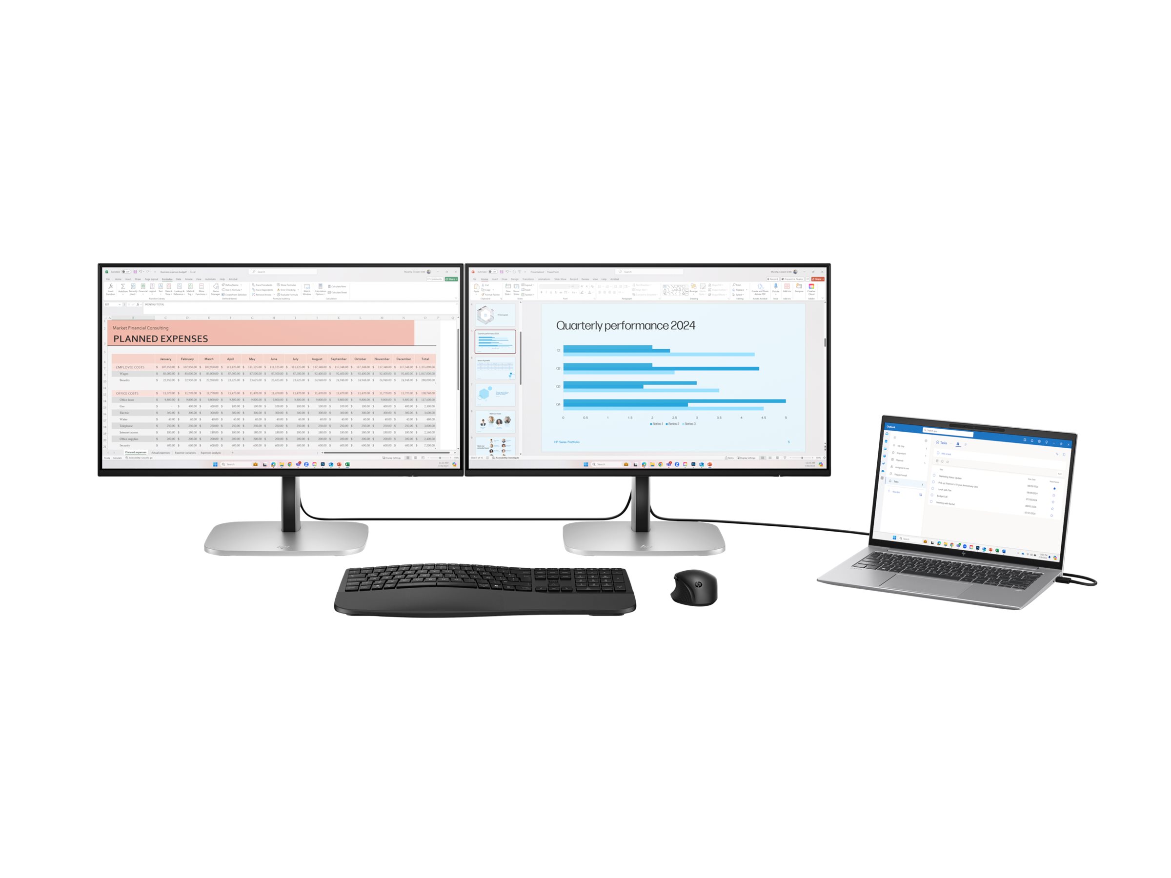 HP 524pu - Series 5 Pro - LED-Monitor - 61 cm (24")