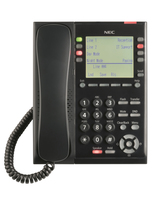 NEC Display SL2100 - IP-Telefon - Schwarz - Kabelgebundenes Mobilteil - Tisch/Wand - LCD - 168 x 128 Pixel