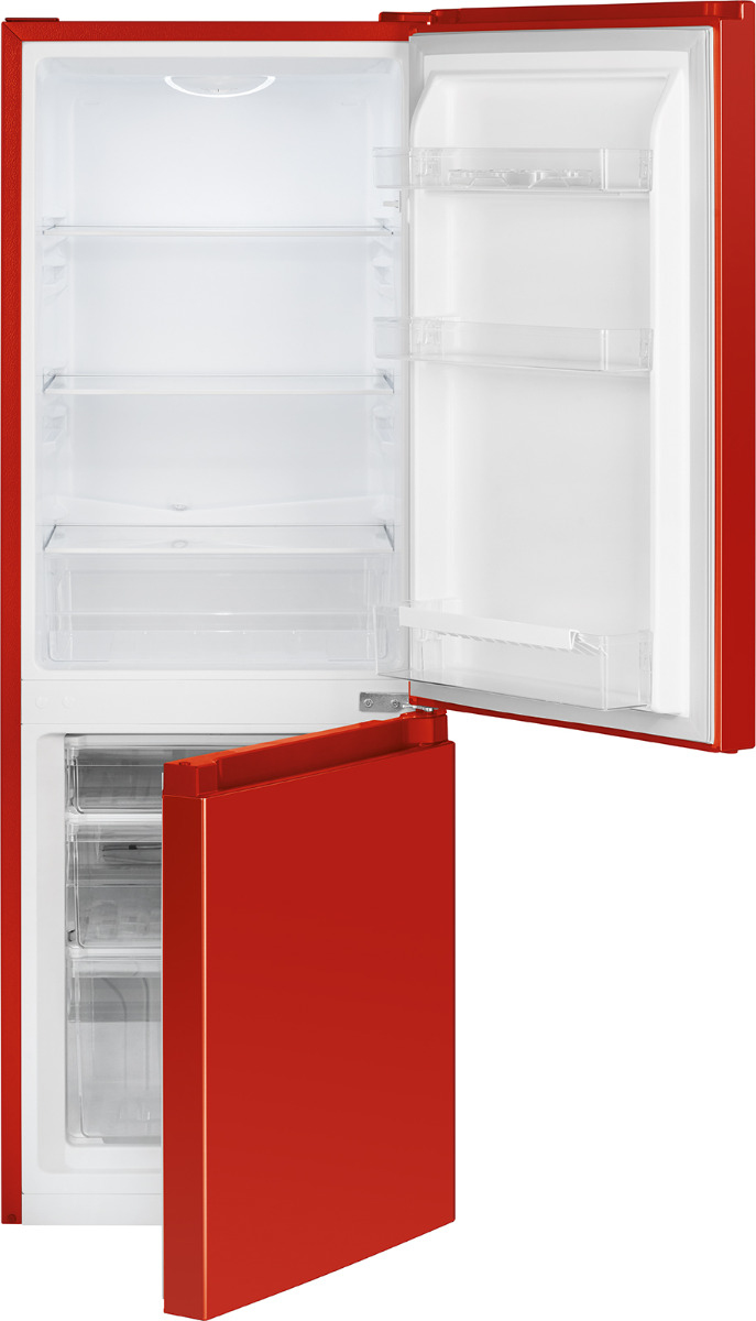 Bomann KG 320.2 - Kühl-/Gefrierschrank - Bottom-Freezer - Rot, Ansicht 4