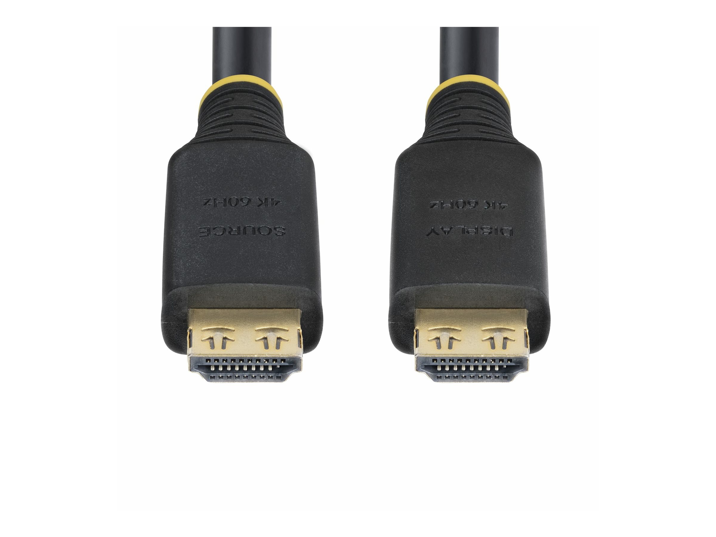 StarTech.com High Speed - HDMI männlich zu HDMI männlich - 10 m - abgeschirmt - Schwarz - halogenfrei, aktiv, 4K60Hz, Ansicht 4