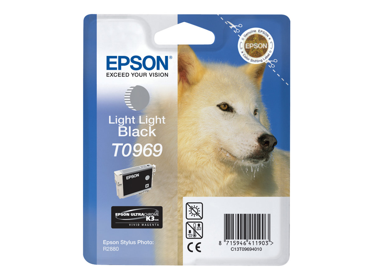 Epson T0969 - 11.4 ml - Light Light Black - original - Blisterverpackung - Tintenpatrone