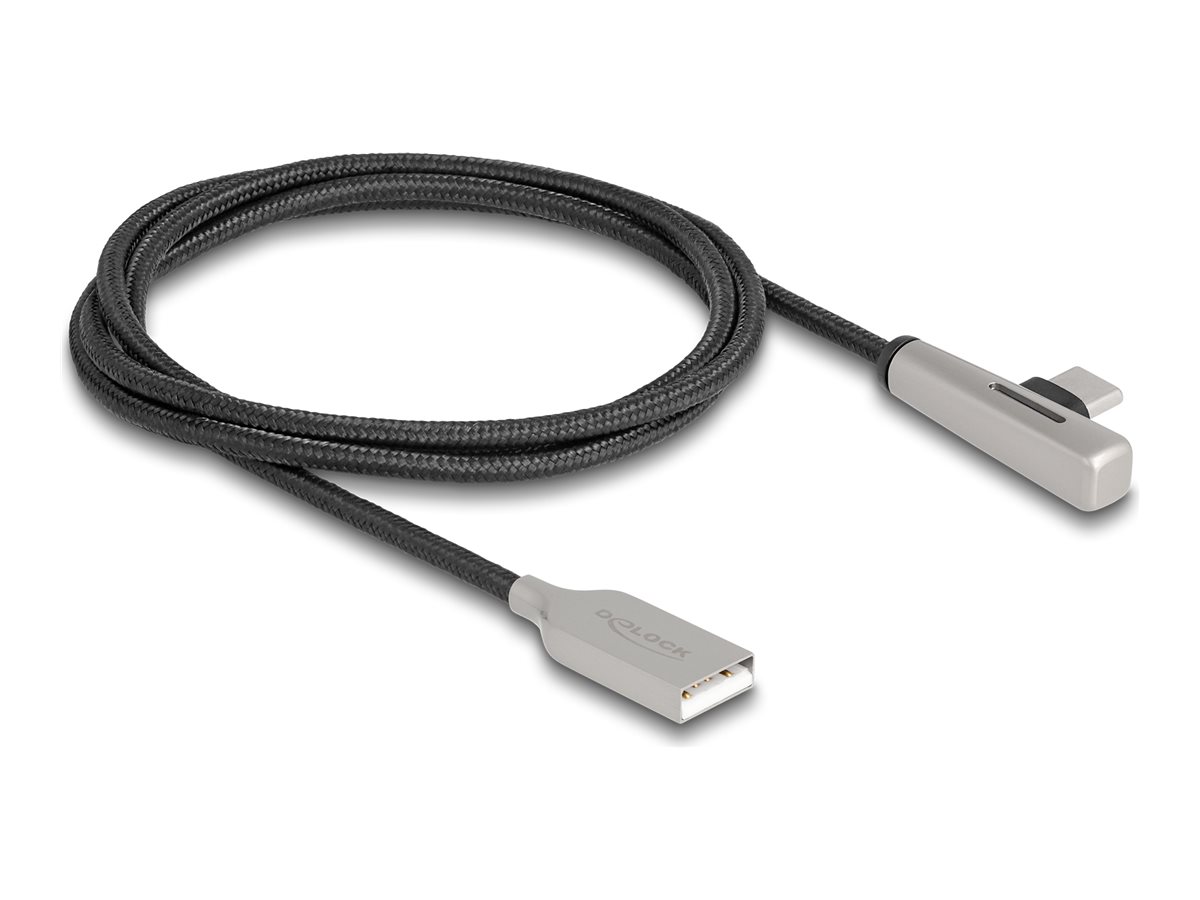 Delock USB-Kabel - USB (M) zu USB-C (M) gewinkelt