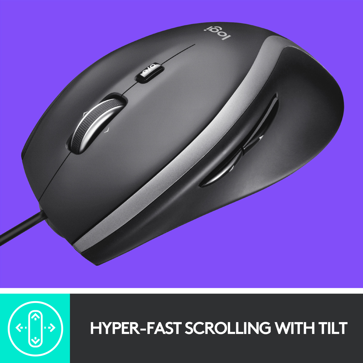 Logitech M500s Advanced Corded Mouse - Maus - optisch, Ansicht 2