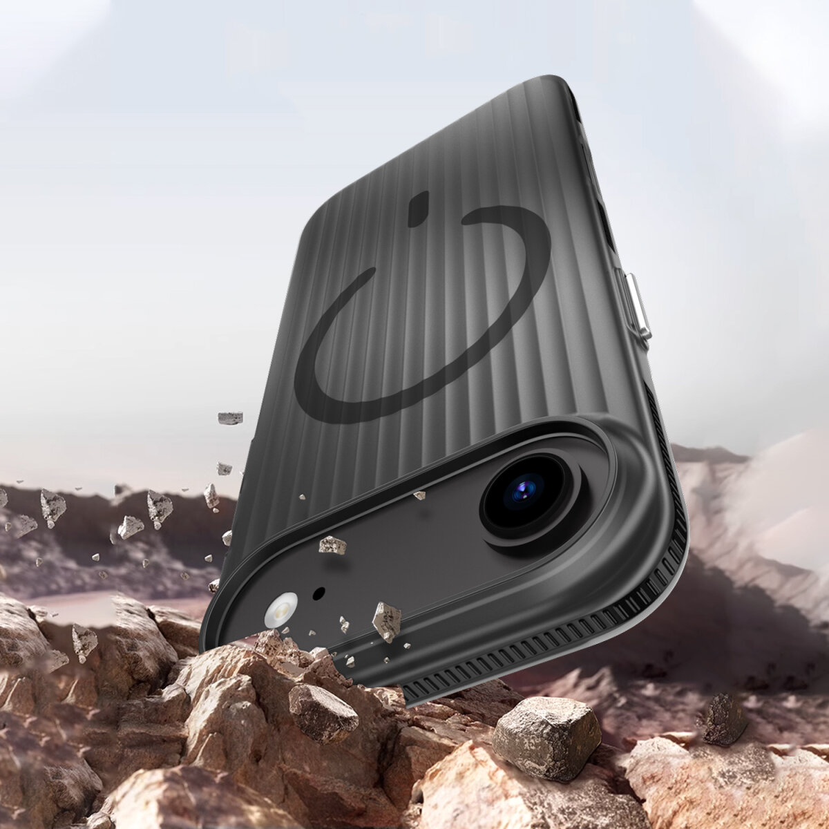 4smarts Design Case Aero für iPhone Air schwarz, Ansicht 4