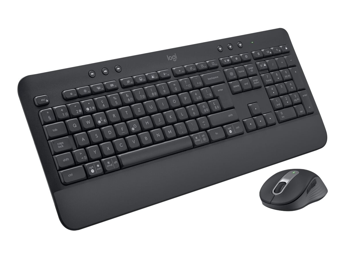 Logitech Signature MK650 Combo for Business - Tastatur-und-Maus-Set - kabellos - Bluetooth LE - QWERTY - Nordisch (DänischFinnischNorwegischSchwedisch)