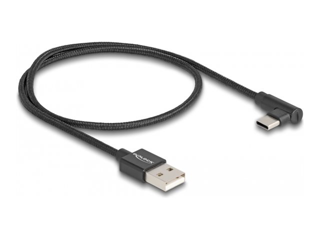 Delock USB-Kabel - USB (M) zu USB-C (M) gewinkelt