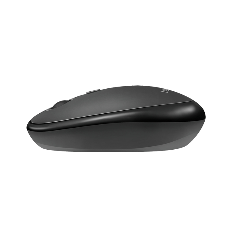 LogiLink Maus - optisch - kabellos - 2.4 GHz, Bluetooth 4.0 - kabelloser Empfänger (USB) - Schwarz, Ansicht 4