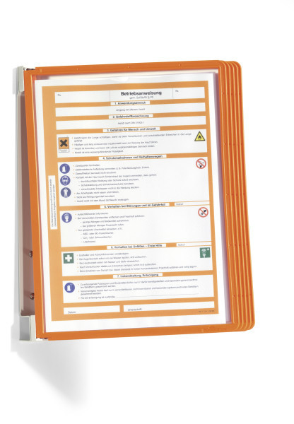Durable 5551-09 - A4 - Orange - Porträt Durable 5551-09 - A4 - Orange - Porträt