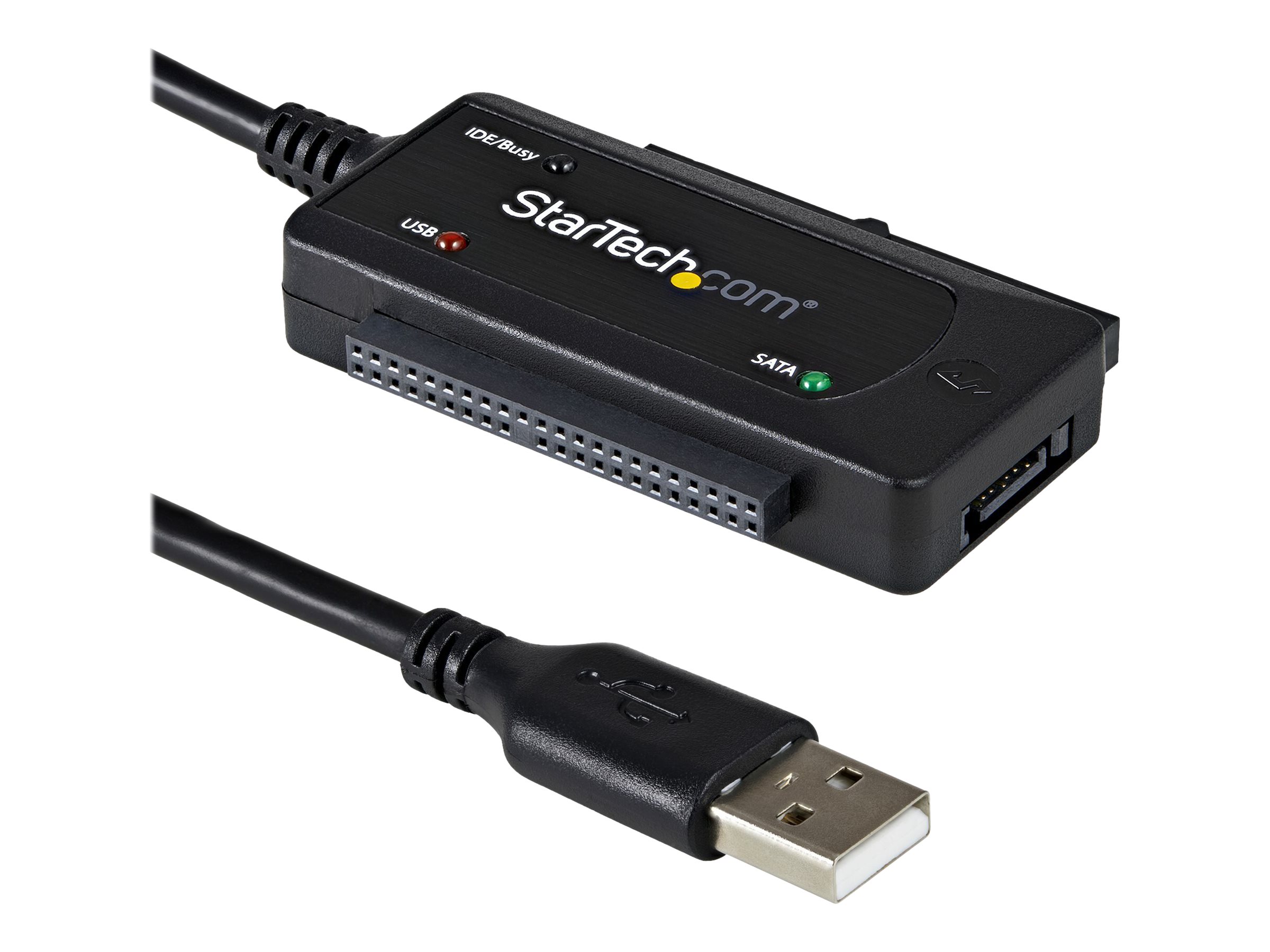 StarTech.com USB 2.0 auf SATA IDE Adapterkabel - USB2 S-ATA Adapter Konverter Kit - 2 x IDE (4044pin)