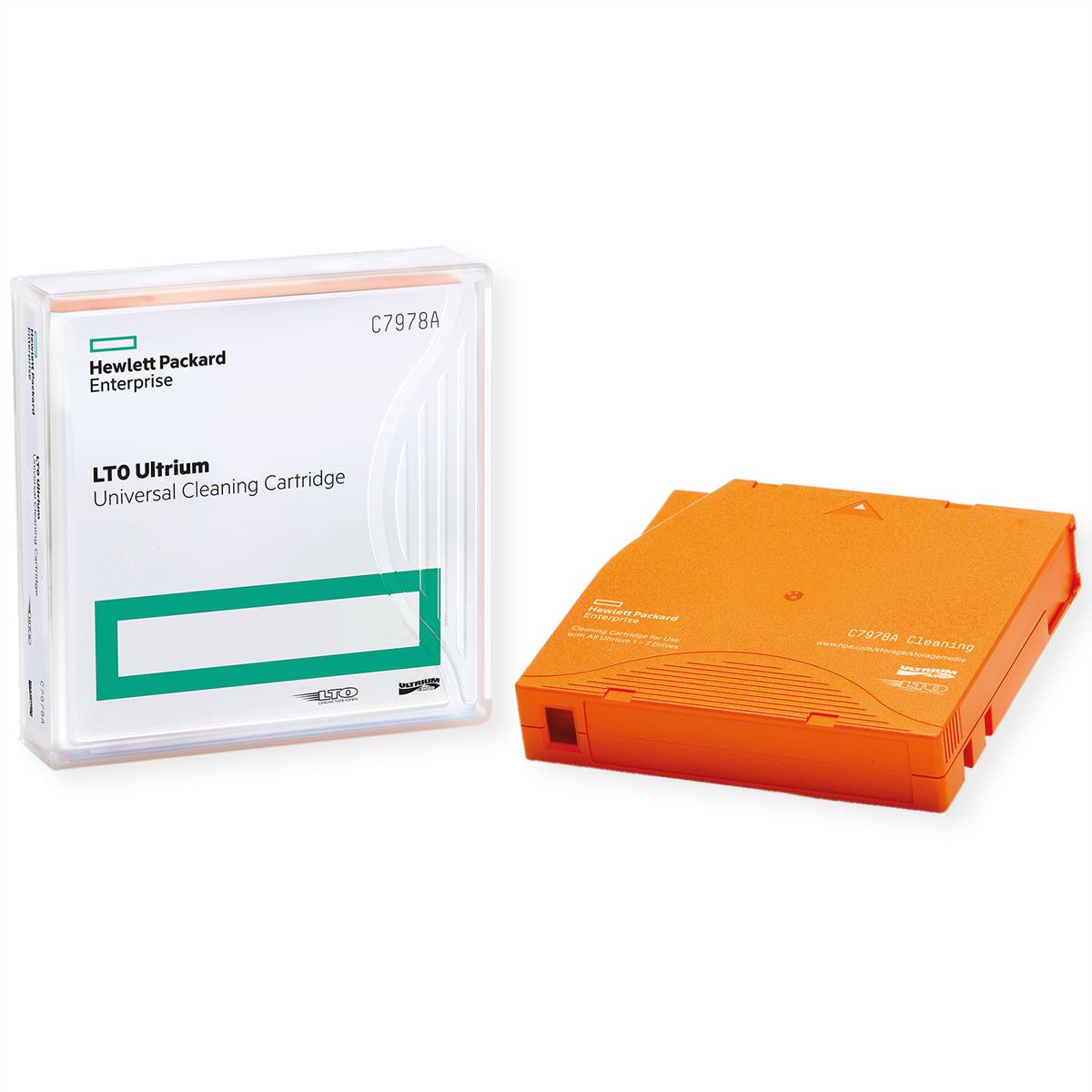 HPE Ultrium Universal Cleaning Cartridge - Reinigungskartusche - LTO - Orange - 1,26 cm - 113 mm - 110,2 mm
