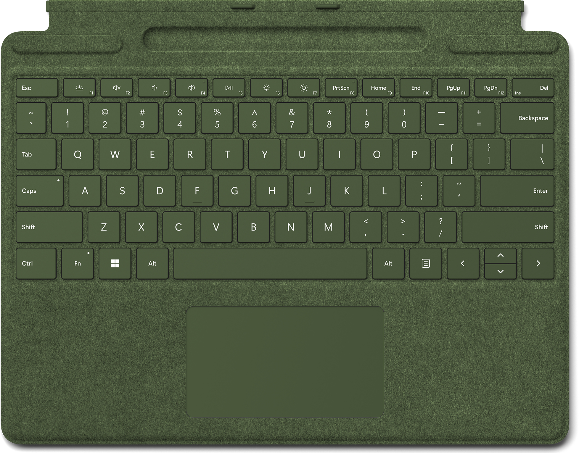 Microsoft Surface Pro Keyboard, QWERTZ, Deutsch, Touchpad, Microsoft, Surface Pro 9 Surface Pro 8 Surface Pro X, Grün