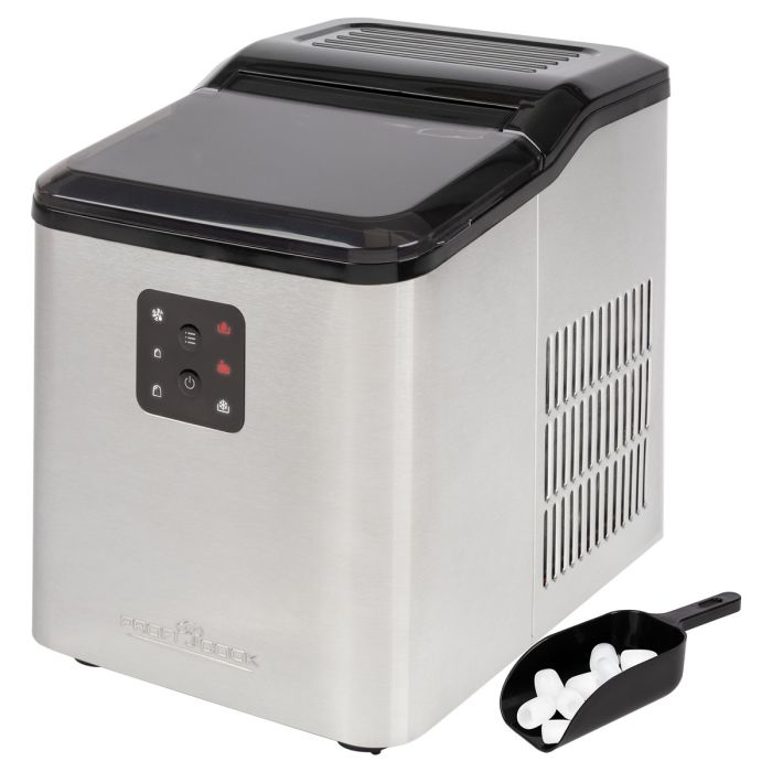 Clatronic Eiswürfelbereiter PC-EWB 1253 Edelstahl/schwarz, Ansicht 3