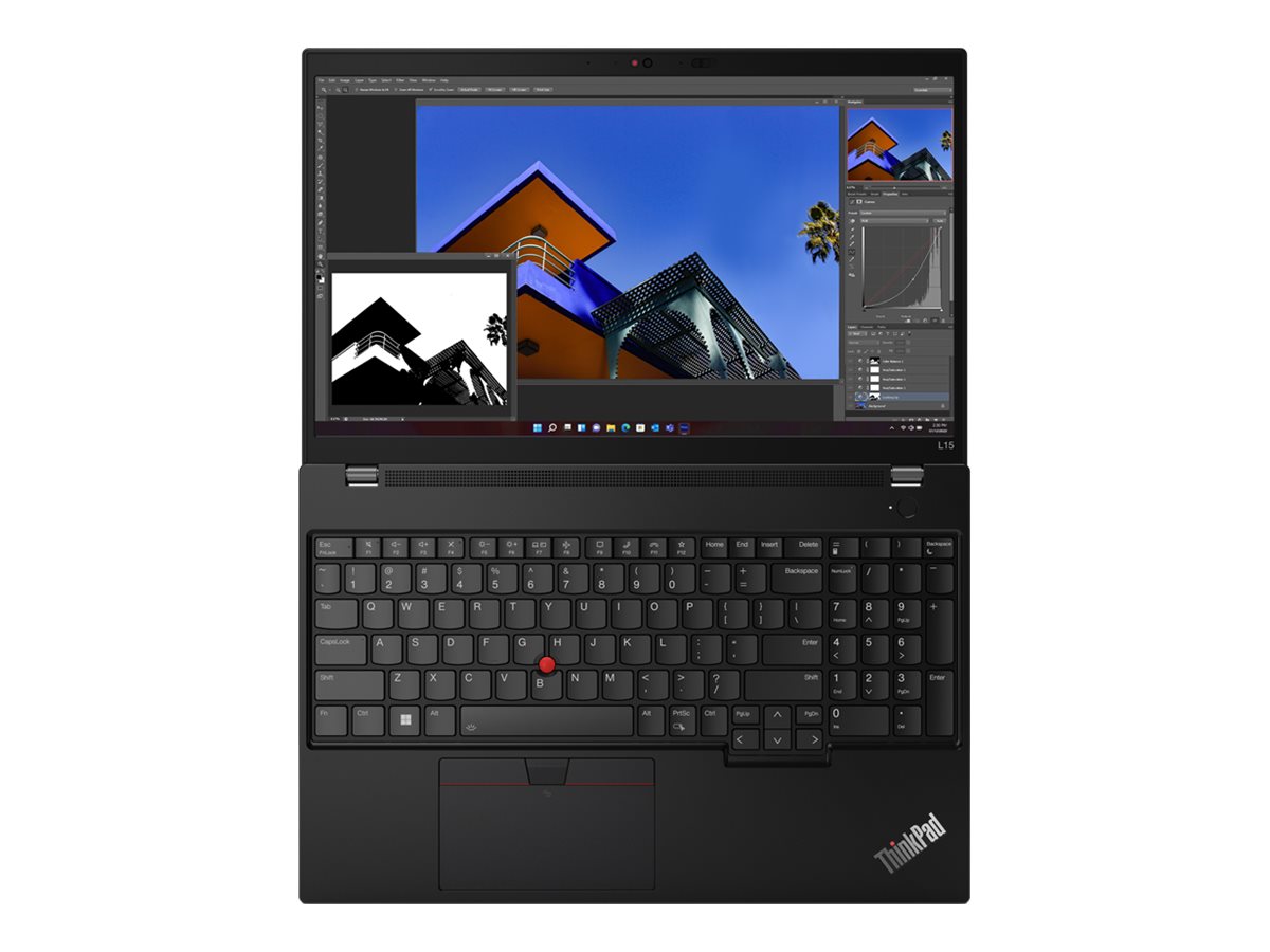 Lenovo ThinkPad L15 Gen 4 21H4 - 180°-Scharnierdesign - Intel Core i5 1345U  1.6 GHz - Win 10 Pro 64-Bit (mit Win 11 Pro Lizenz)