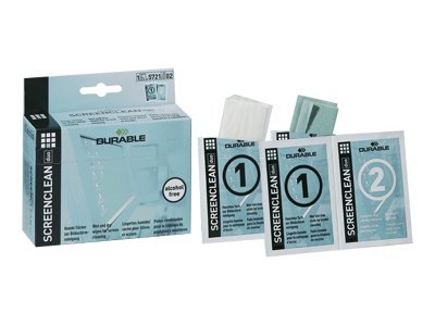 Durable Screenclean DUO - Reinigungstücher (Wipes) (Packung mit 10), Ansicht 2