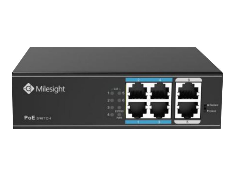 Milesight IoT Milesight MS-S0204-EL - Switch - 4 x 10/100 (PoE+), Ansicht 3