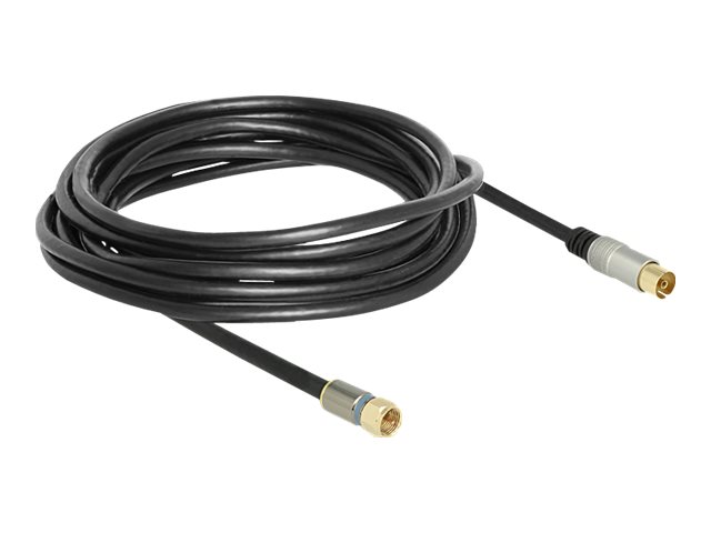Delock Premium - Antennenkabel - IEC-Anschluss weiblich zu F-Stecker männlich