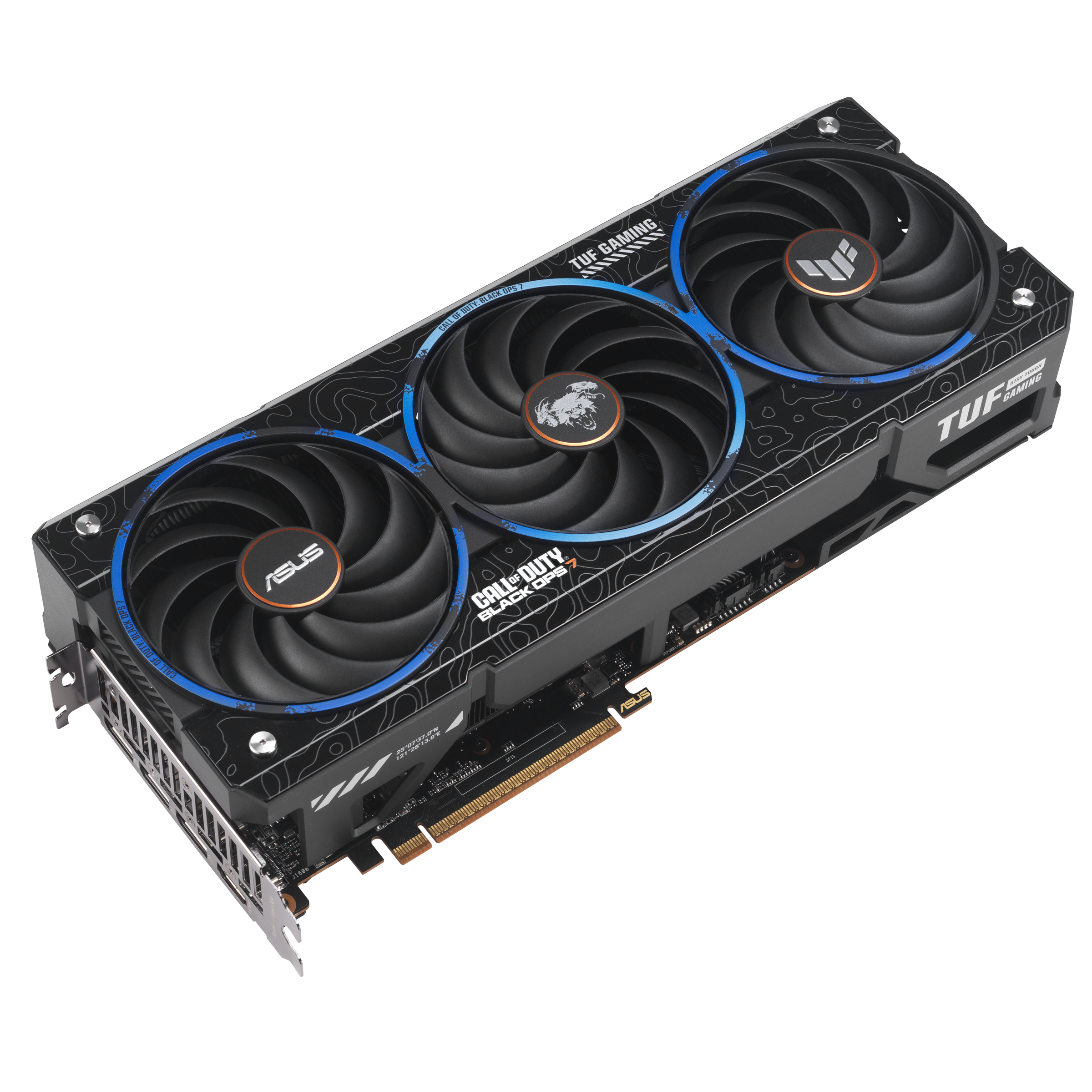 ASUS TUF Gaming Radeon RX 9070 XT COD BO7 Special Edition, 16384 MB GDDR6 - Grafikkarte - PCI-Express, Ansicht 3