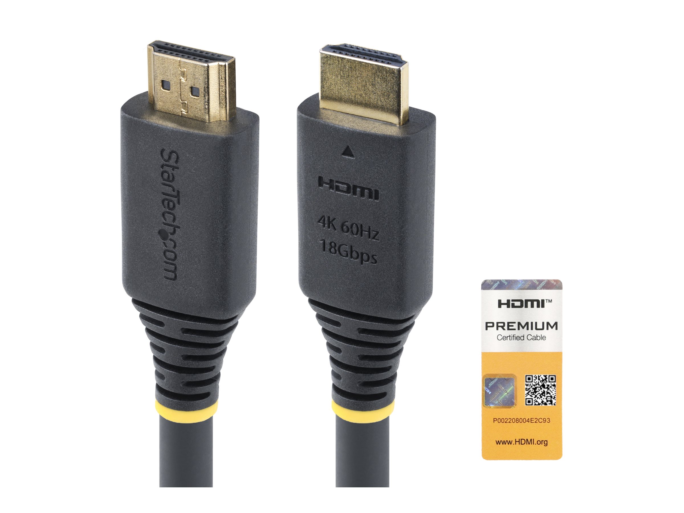 StarTech.com 3m (10ft) Premium Certified High Speed HDMI Cable, 4K60Hz, Ansicht 2