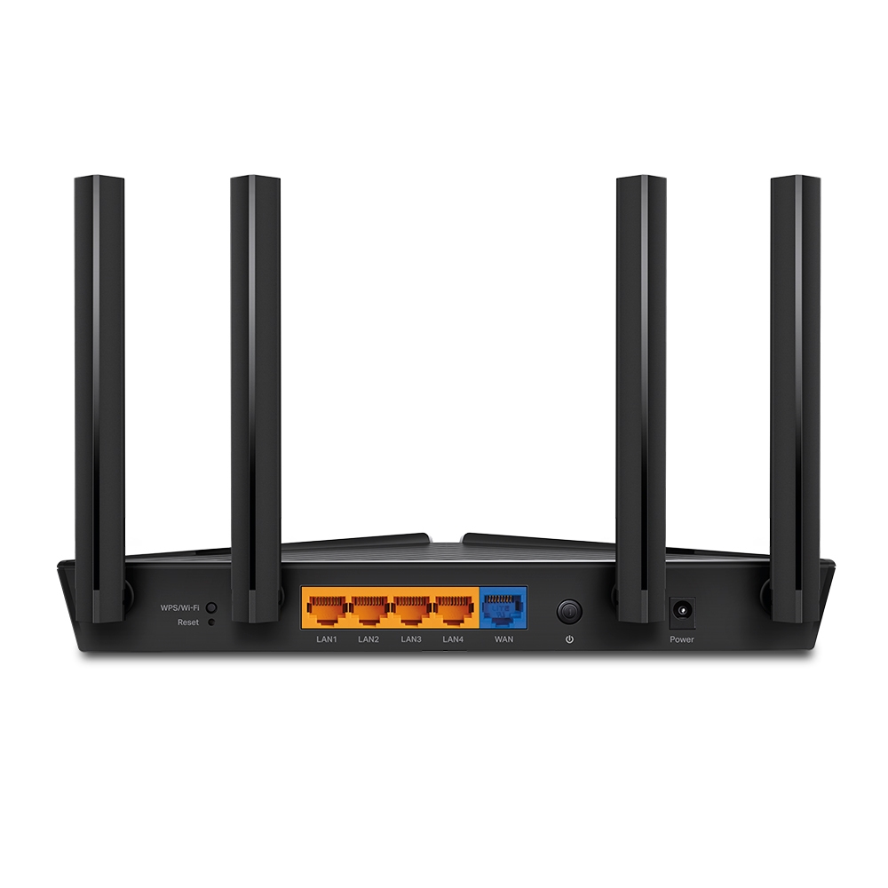 TP-LINK EX220 - Wi-Fi 6 (802.11ax) - Dual-Band (2,4 GHz/5 GHz) - Ethernet/LAN - Schwarz - Tabletop-Router, Ansicht 2