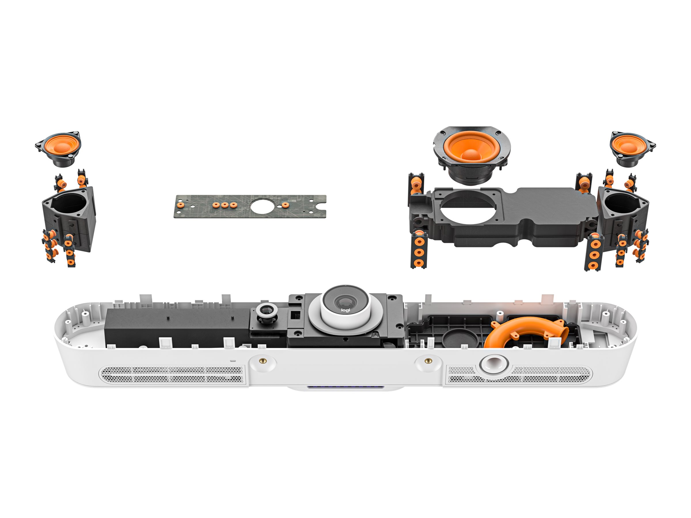 Logitech For Zoom Rooms Appliances Small Room - Kit für Videokonferenzen (Videoleiste, Touch-Controller), Ansicht 4