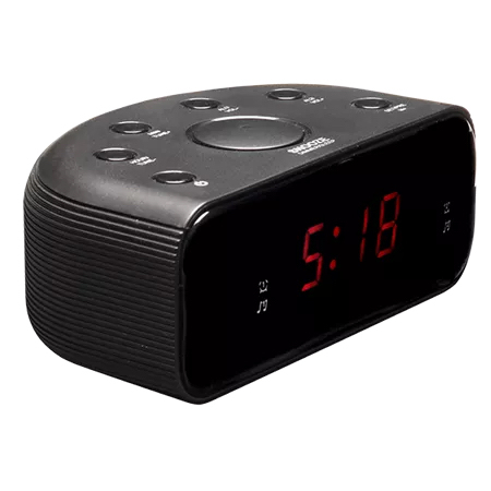 Inter Sales Denver CR-430 - Uhr - Analog & Digital - FM - PLL - LED - 1,52 cm (0.6") - Schwarz, Ansicht 3