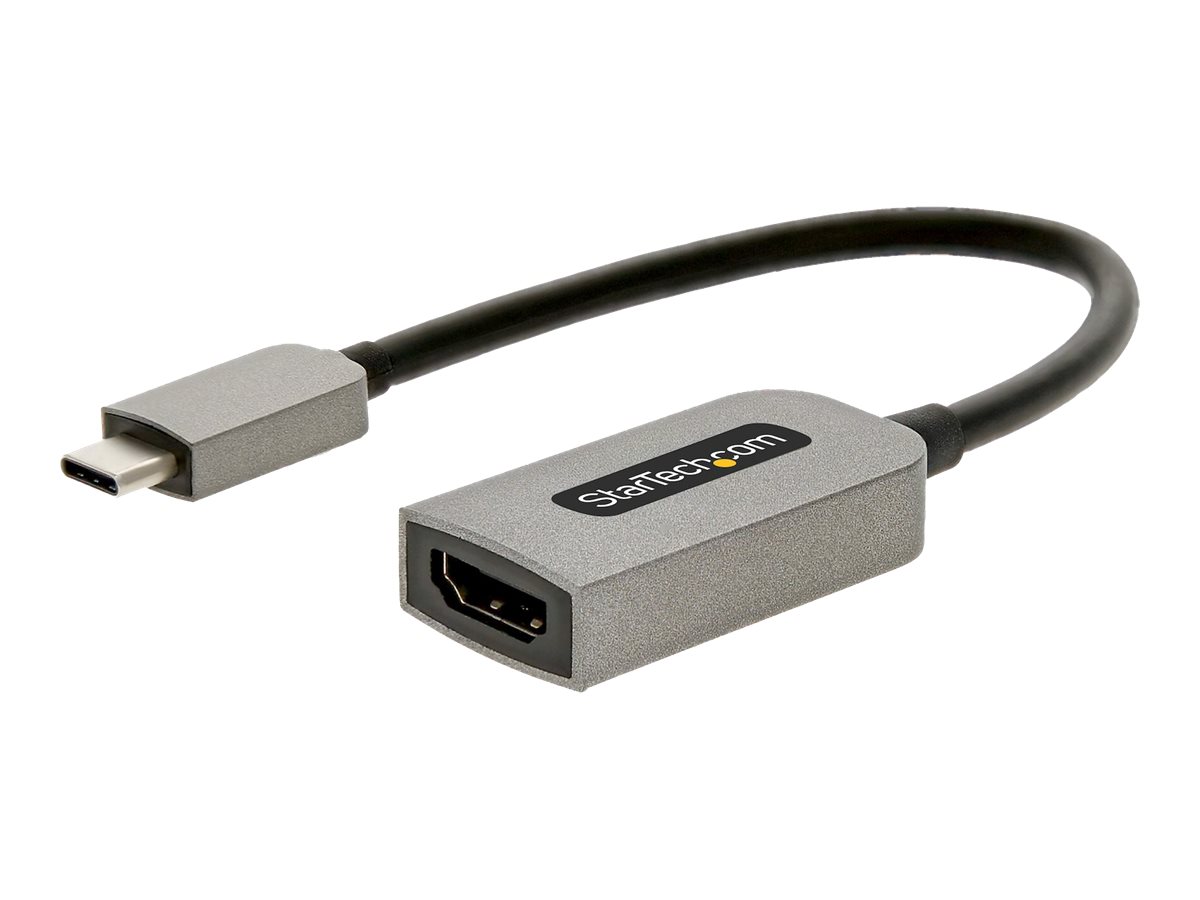 StarTech.com USB-C auf HDMI Adapter - 4K 60Hz Video, HDR10 - USB-C auf HDMI 2.0b Adapter Dongle - USB Typ-C DP Alt Mode auf HDMI Monitor/Display/TV - USB C auf HDMI Konverter (USBC-HDMI-CDP2HD4K60) - Videoadapter