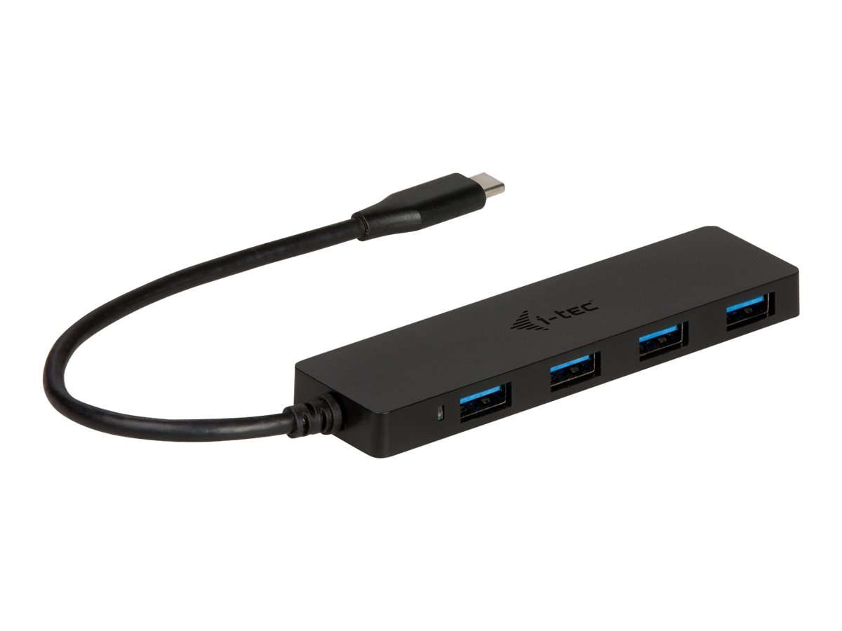 i-tec USB-C Slim Passive Hub - Hub - 4 x SuperSpeed USB 3.0, Ansicht 2