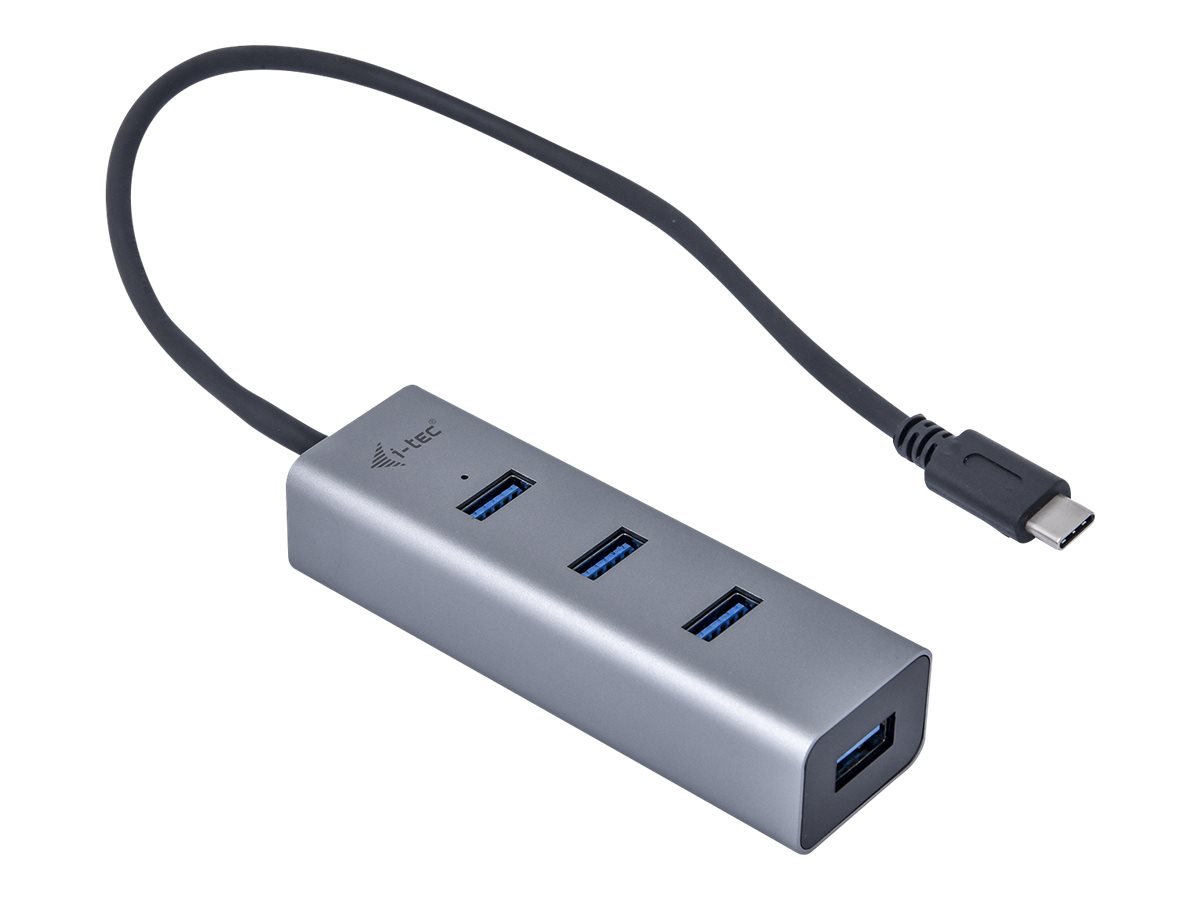 i-tec USB-C 3.1 Metal HUB - Hub - 4 x SuperSpeed USB 3.0, Ansicht 3