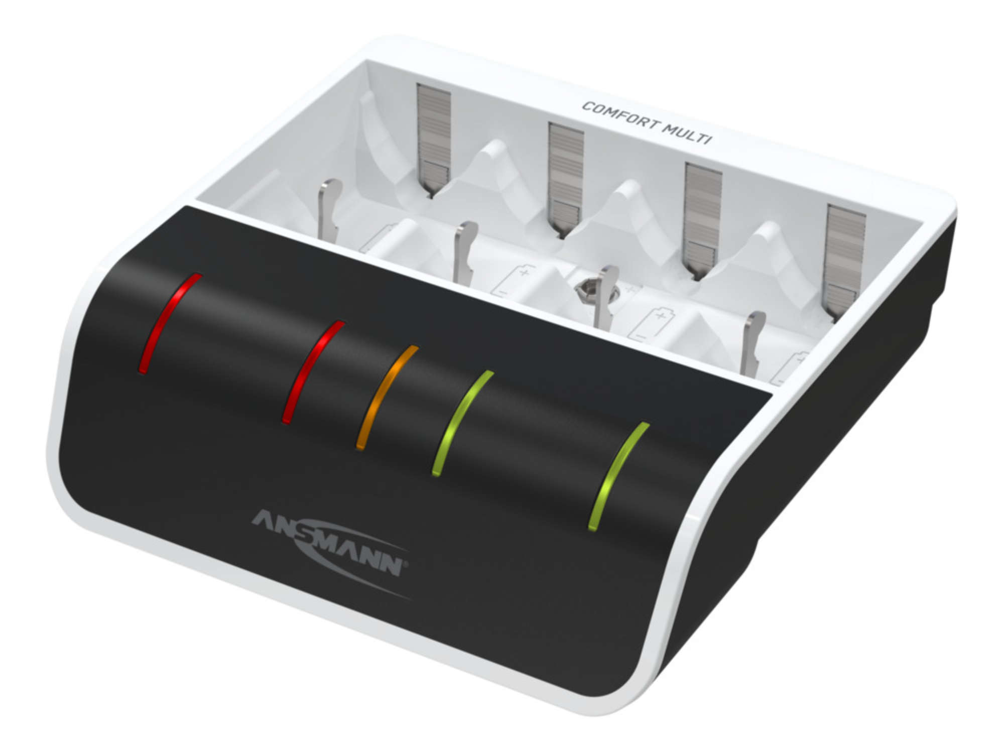 Ansmann Comfort Multi - 1,5 Std. USB-Batterieladegerät - (für AA, AAA, C, D, 9V), Ansicht 2