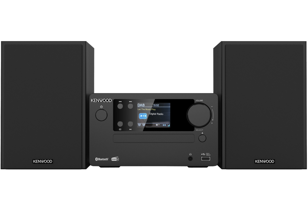 Kenwood Electronics M-725DAB-B - Heim-Audio-Mikrosystem - Schwarz - 50 W - 2-Wege - 75 dB - 10%, Ansicht 2