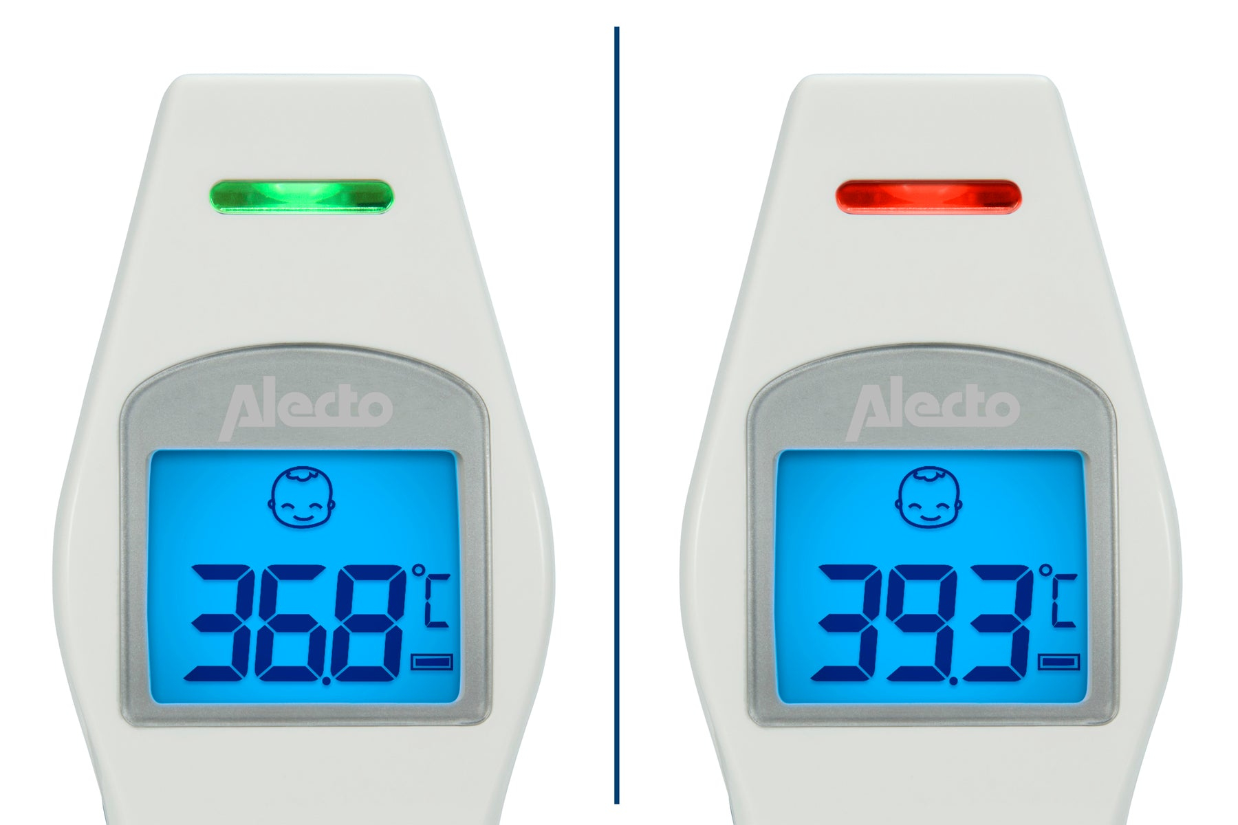 Alecto BC-37 Stirnthermometer Infrarot weiß, Ansicht 2