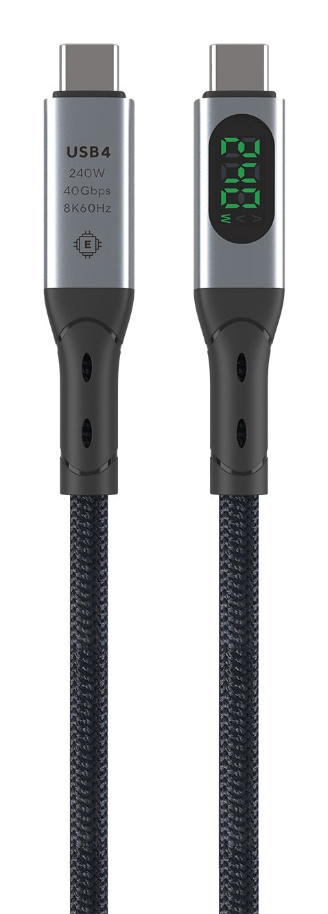4smarts USB4-Kabel DigitCord Enterprise 240W USB C - Kabel - Digital/Daten, Ansicht 2