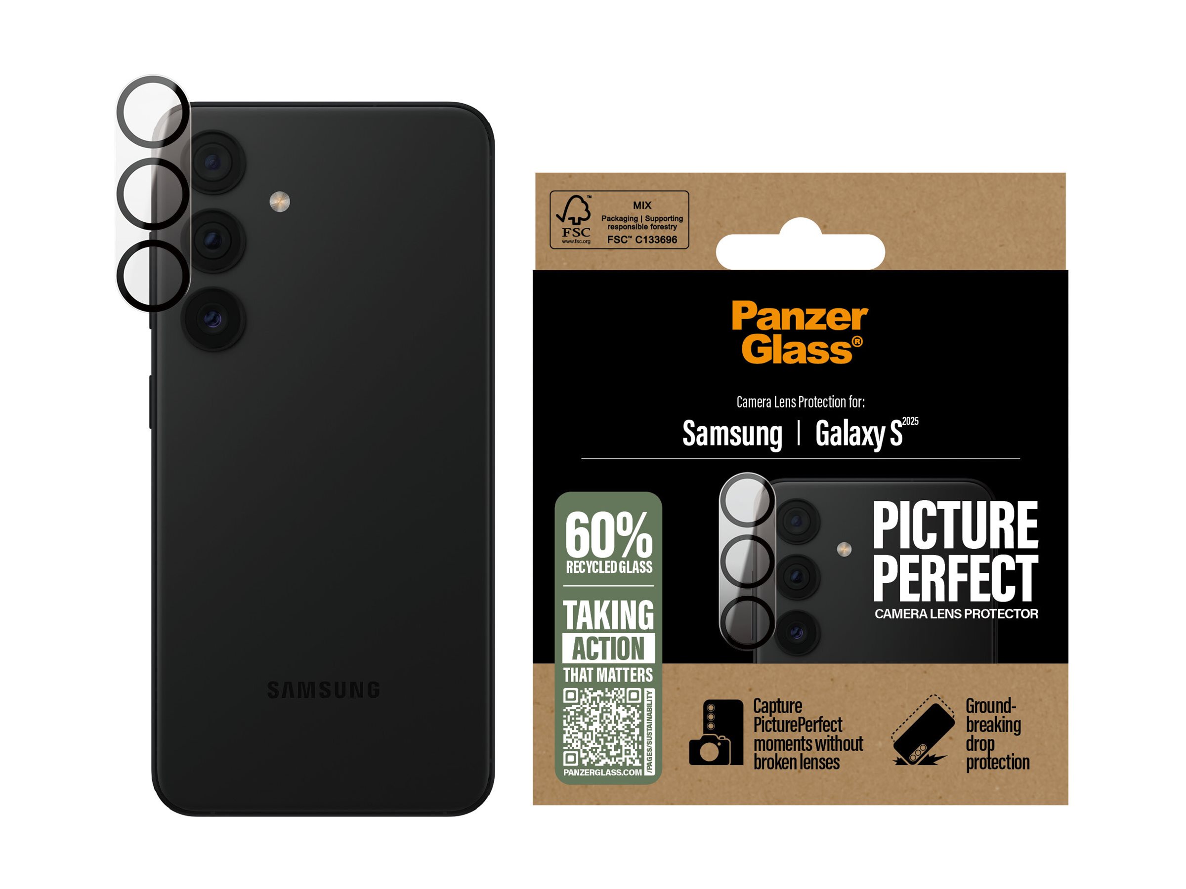 PanzerGlass PicturePerfect - Objektivschutz für Handy - Samsung Galaxy, Ansicht 3