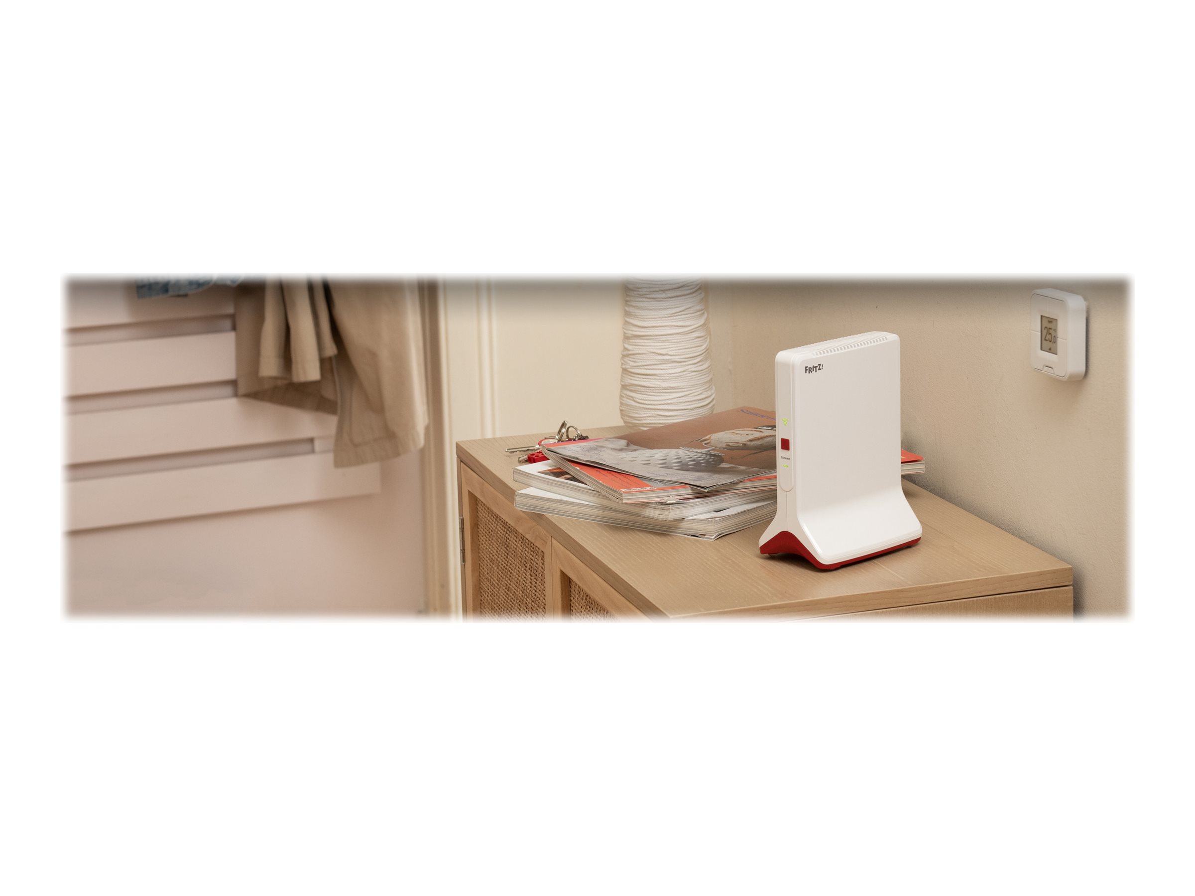 AVM FRITZ! Repeater 6000 - Wi-Fi-Range-Extender - Wi-Fi 6 - 2,4 GHz (1 Band)
