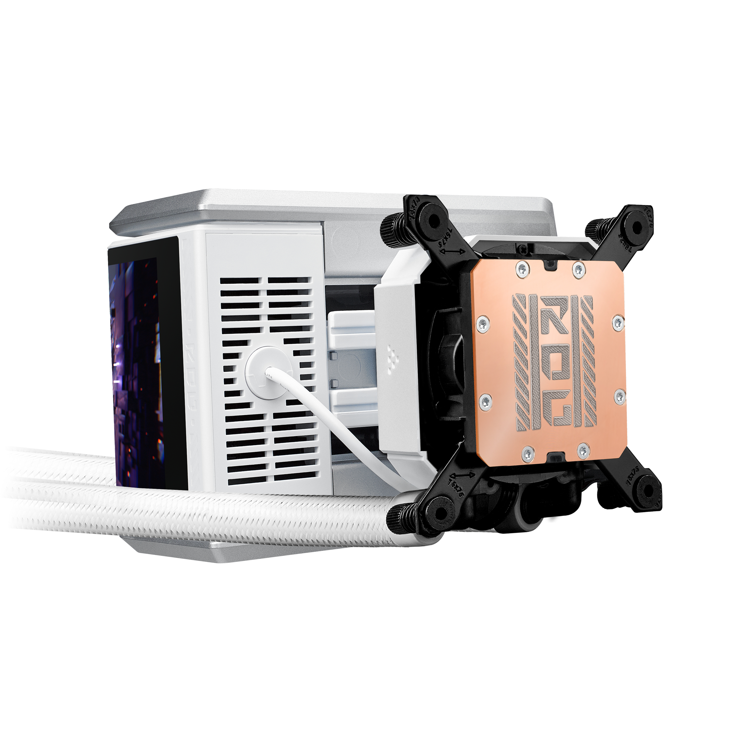 ASUS ROG RYUO IV 360 ARGB WHITE EDITION AIO liquid cooler, Ansicht 4