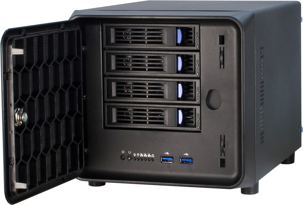 Inter-Tech IPC SC-4100 - USFF - Mini-ITX - ohne Netzteil (FlexATX), Ansicht 2