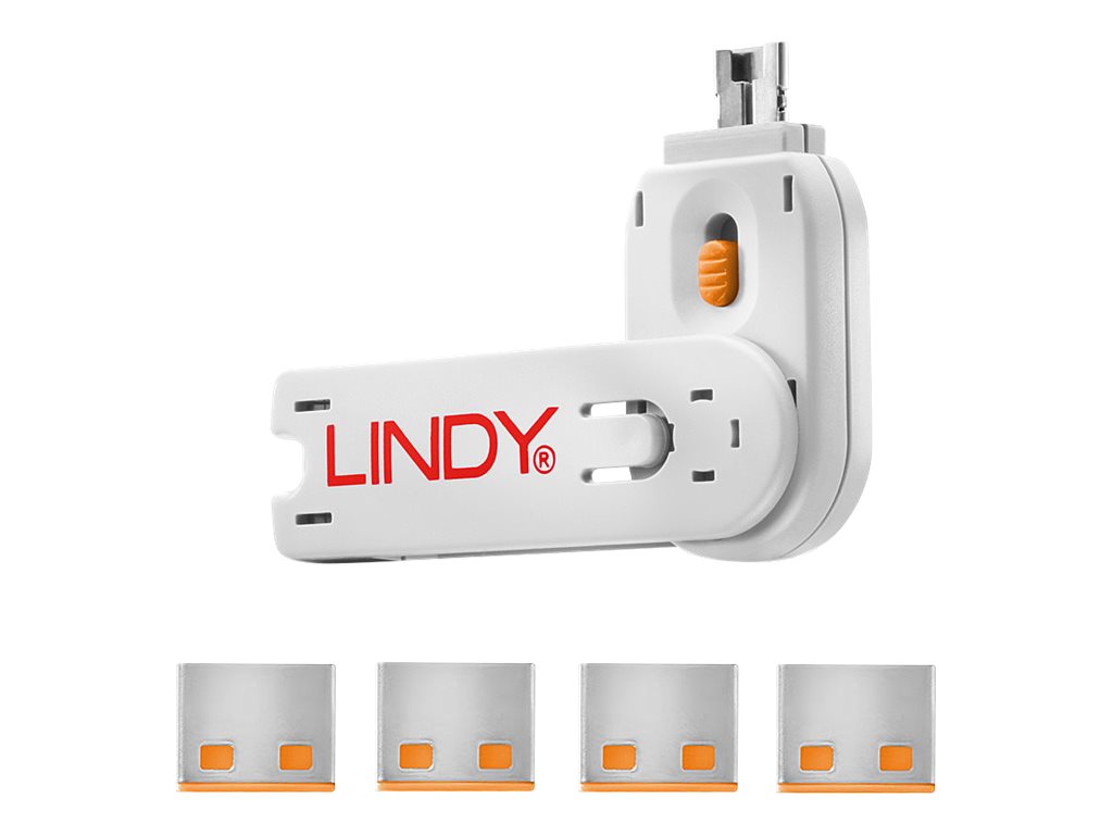 Lindy USB Port Blocker - USB-Portblocker (Packung mit 4), Ansicht 5