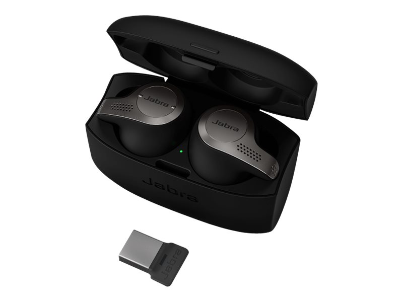 Jabra Evolve 65t MS - True Wireless-Kopfhörer mit Mikrofon - im Ohr - Bluetooth - Titanium Black
