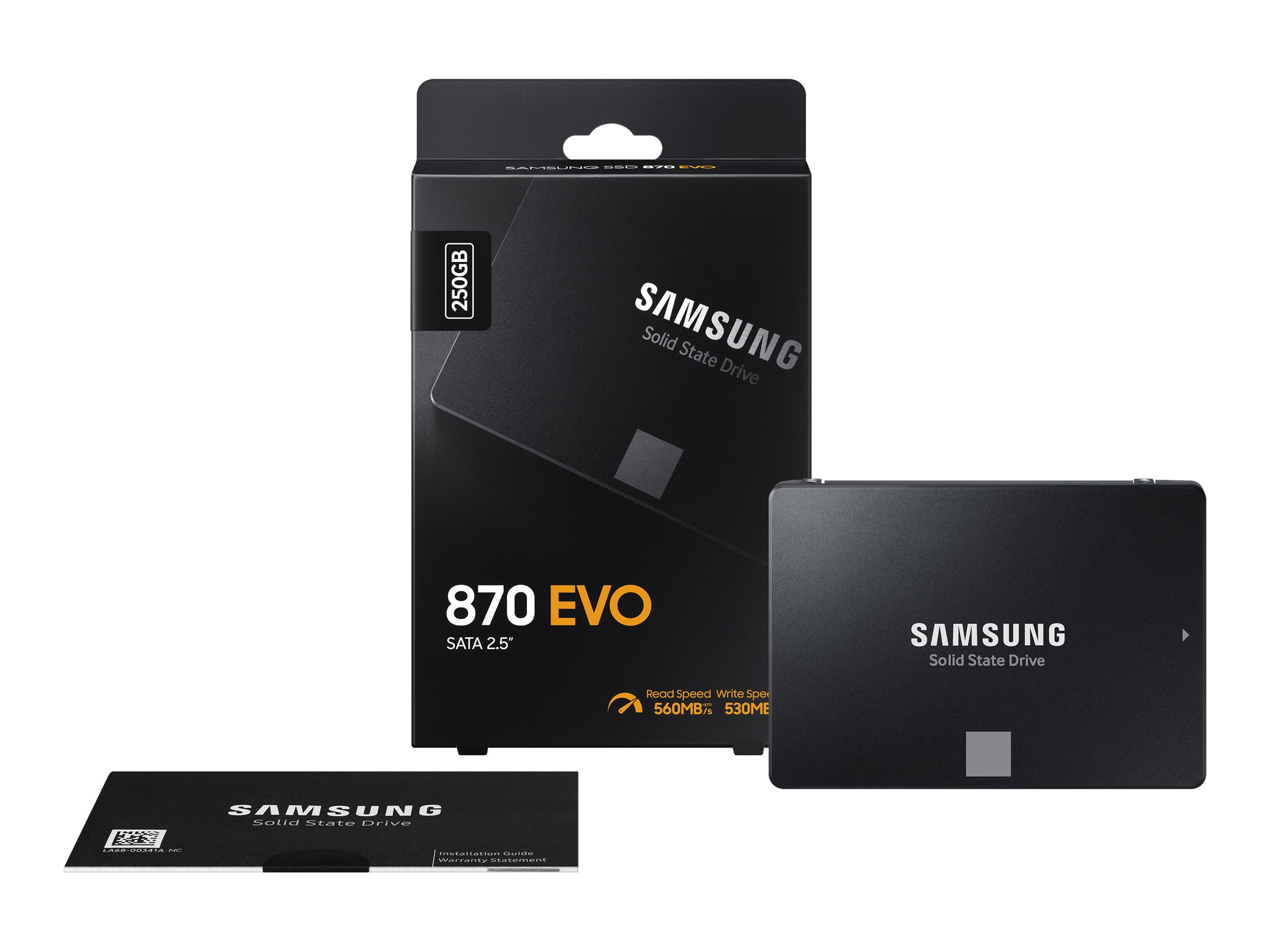 Samsung 870 EVO MZ-77E250B - SSD - verschlüsselt - 250 GB - intern - 2.5 (6.4 cm), Ansicht 5