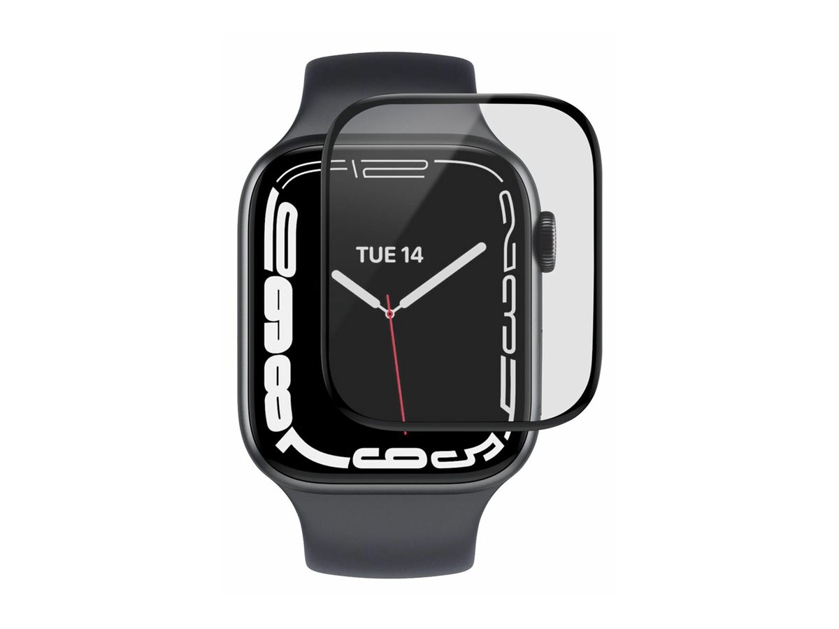 eSTUFF Titan Shield - Bildschirmschutz für Smartwatch - flexibel, Hybrid - Glas - schwarz - für Apple Watch (40 mm), Ansicht 2